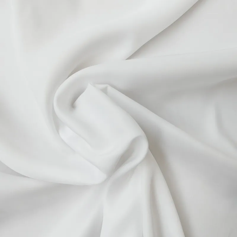 Tissu Charmeuse Blanc