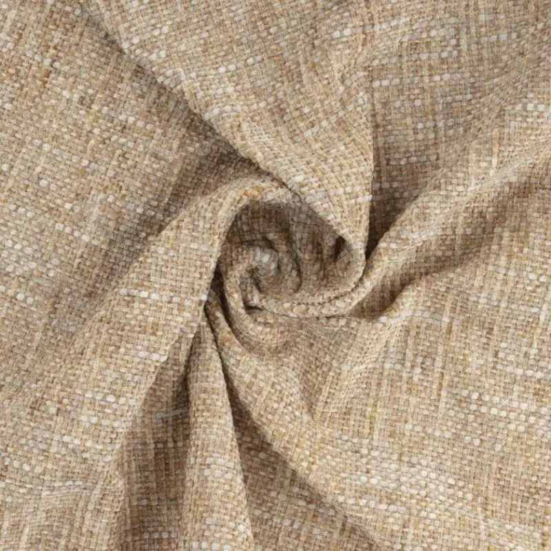 Tissu Clarke Chenillé Chiné Jaune