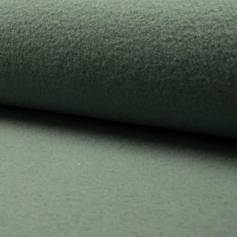 Tissu Laine Bouillie Uni Menthe