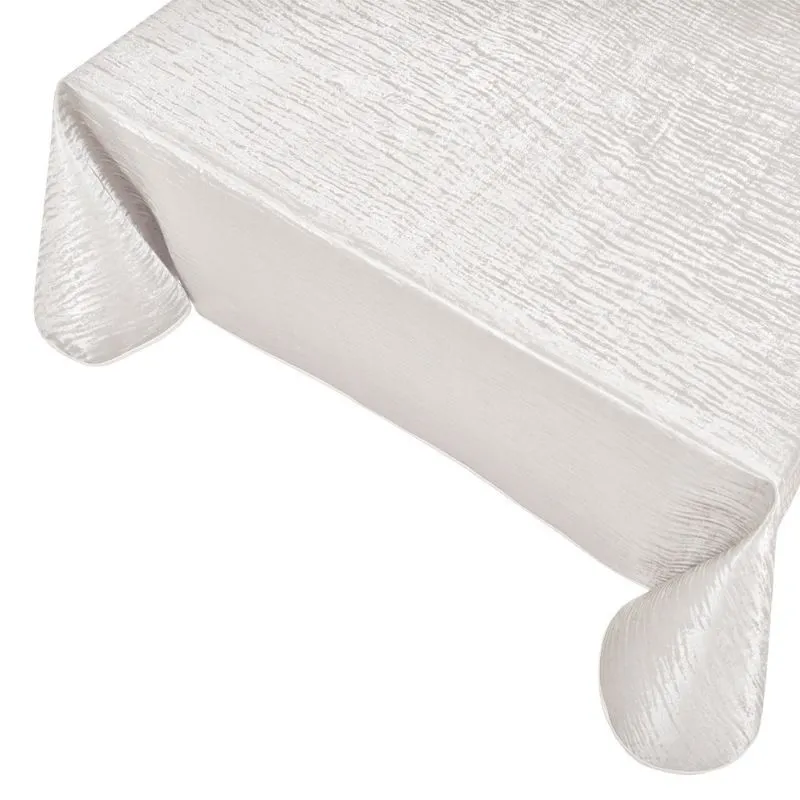 Tissu Toile Cirée Polyline Forest Blanc