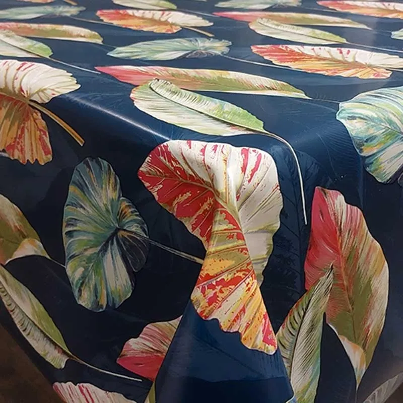 Tissu Toile Cirée Studio Gom Palibe Bleu