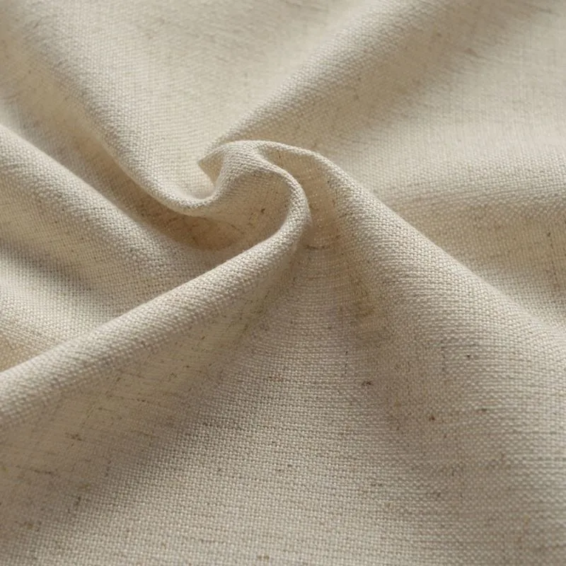 Tissu Toile Unie Eden Coloris Lin