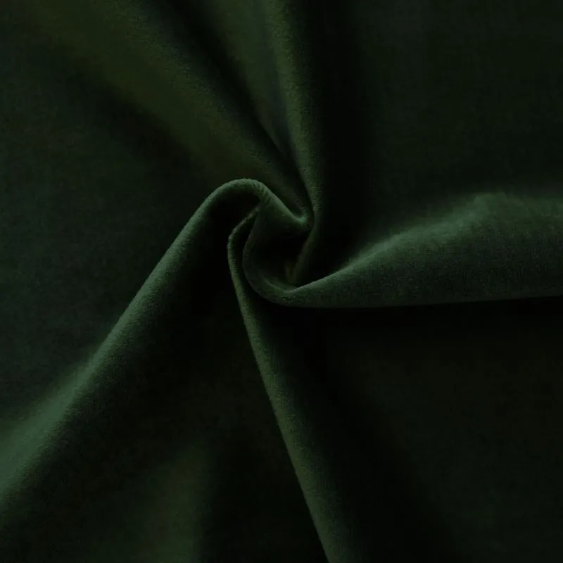 Tissu Velours Uni Sapin