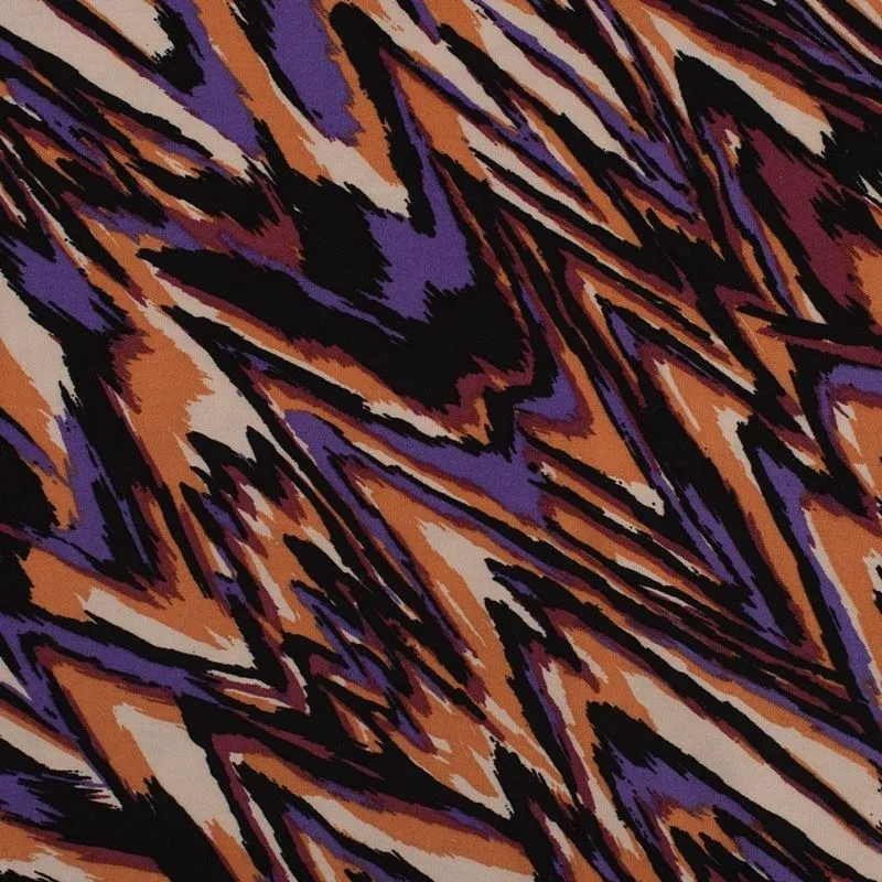 Tissu Viscose Imprimé Fuchsia