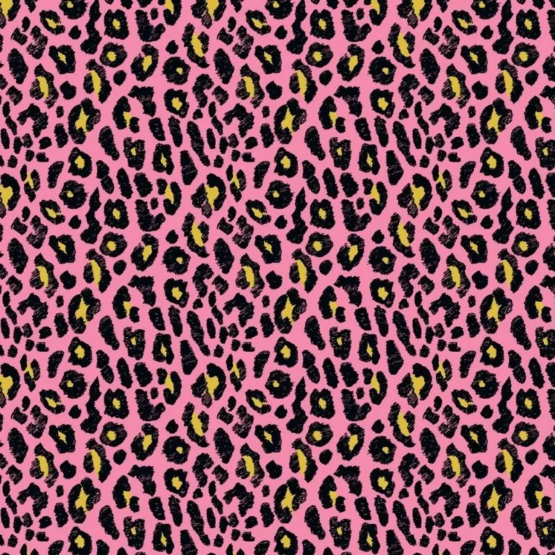 Tissu Viscose Imprimé Piel Rose