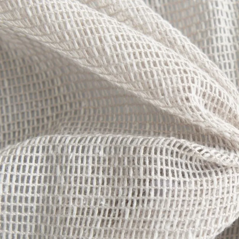 Tissu Voilage Filet Uni Origina Blanc