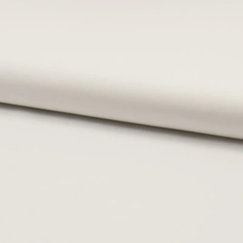 Tissu Voile de Coton Toucher Soie Blanc Cassé