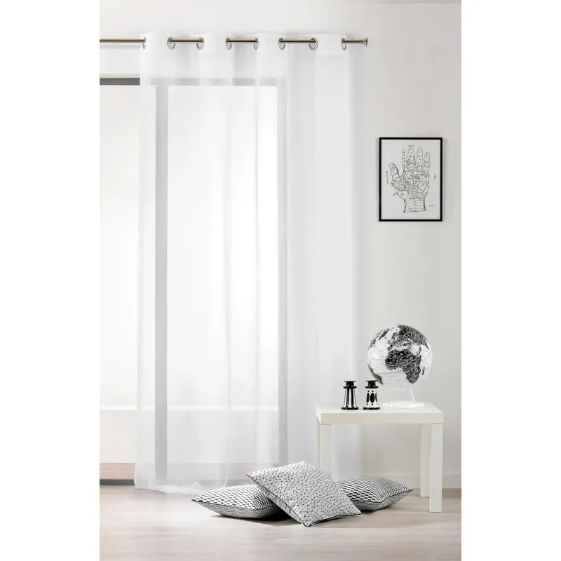 Tissu Voile Plein Jour Blanc