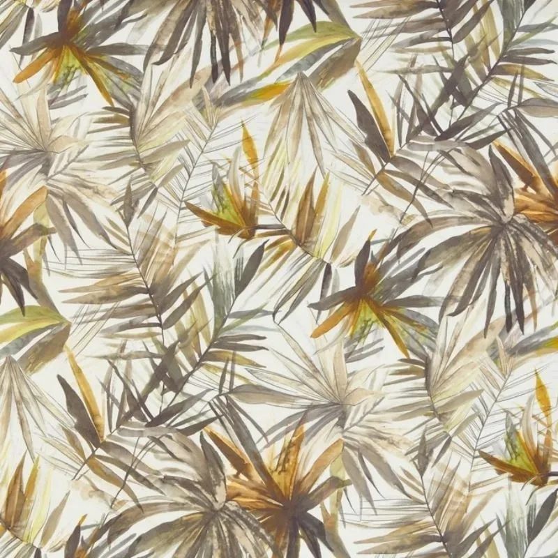 Tissu Waikiki Feuillage Amber