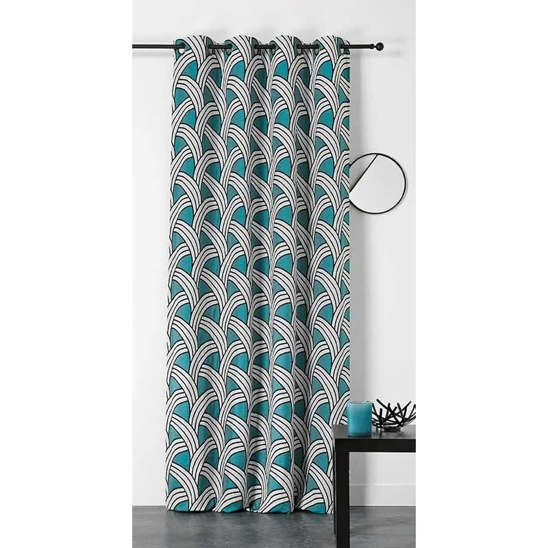 Tissu Walter Jacquard Bleu