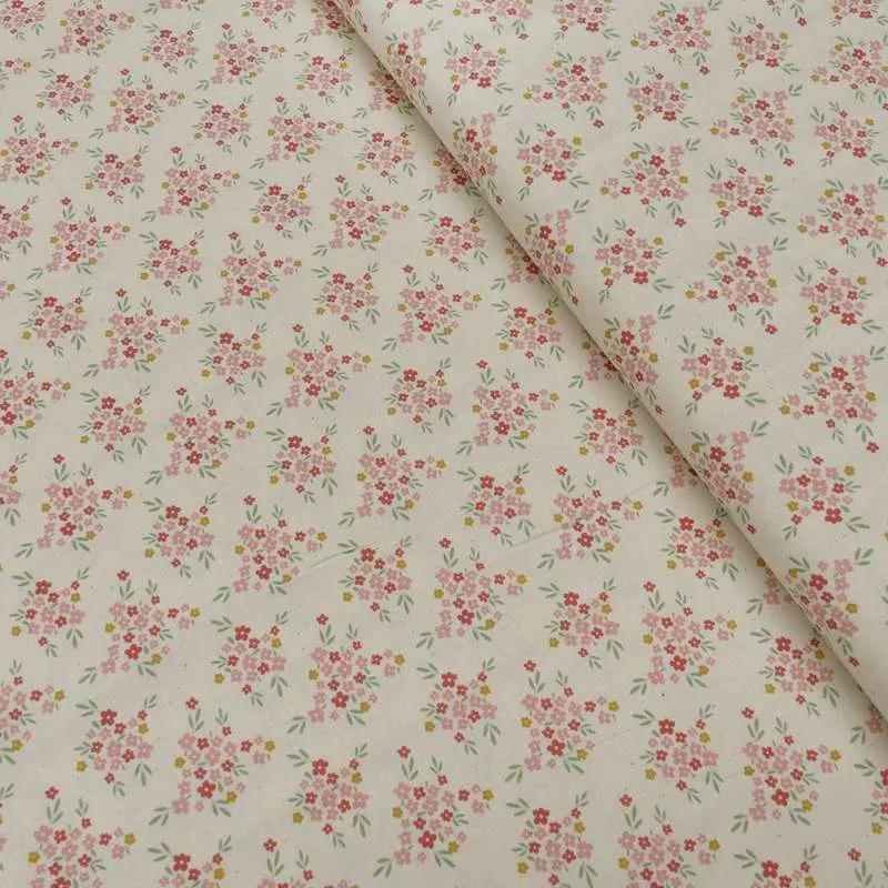 Tissu Wish Imprimé Bio Fleur Multico