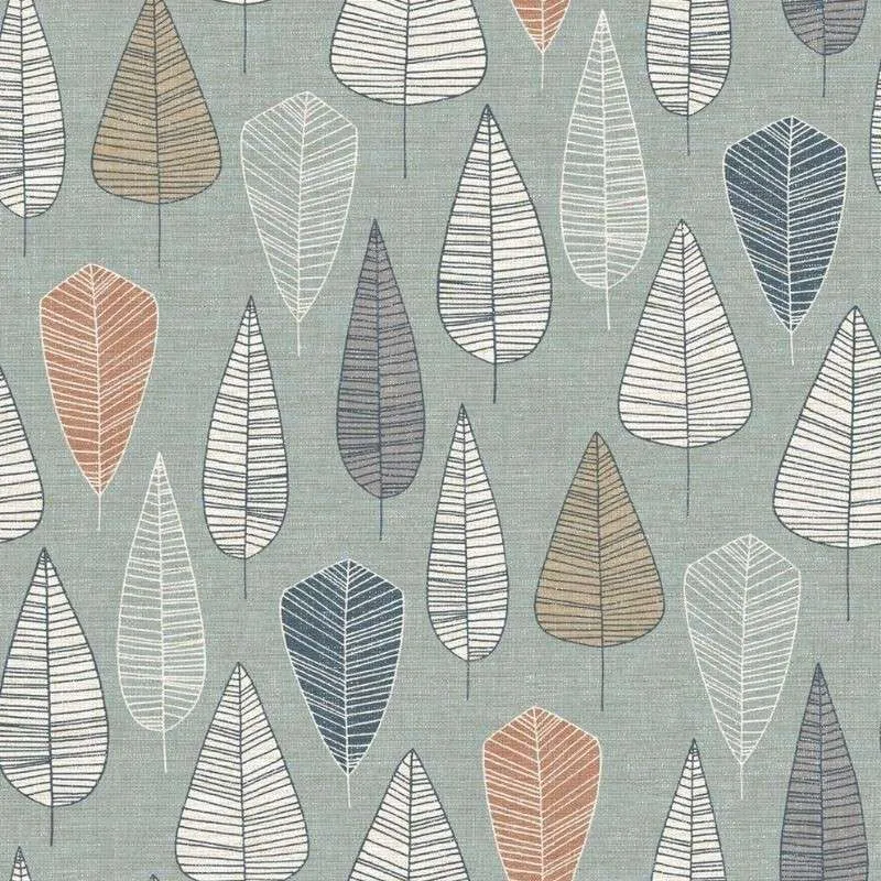 Tissu Yadir Digital Bleu Vert