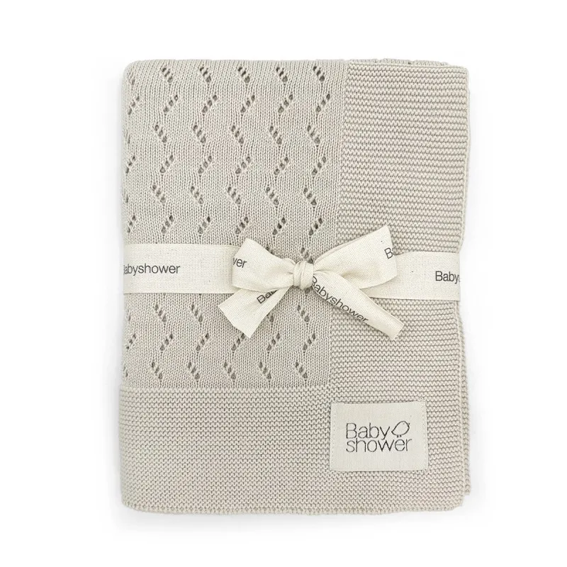 tricot classic blanket beige