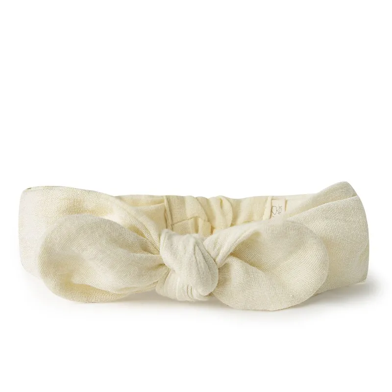 turban coton bebe ivory powder