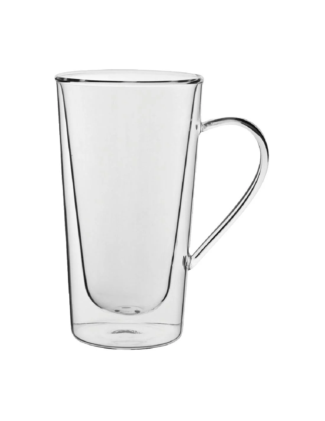 Verres à latte double paroi avec anse haute Utopia 34cl (lot de 6)