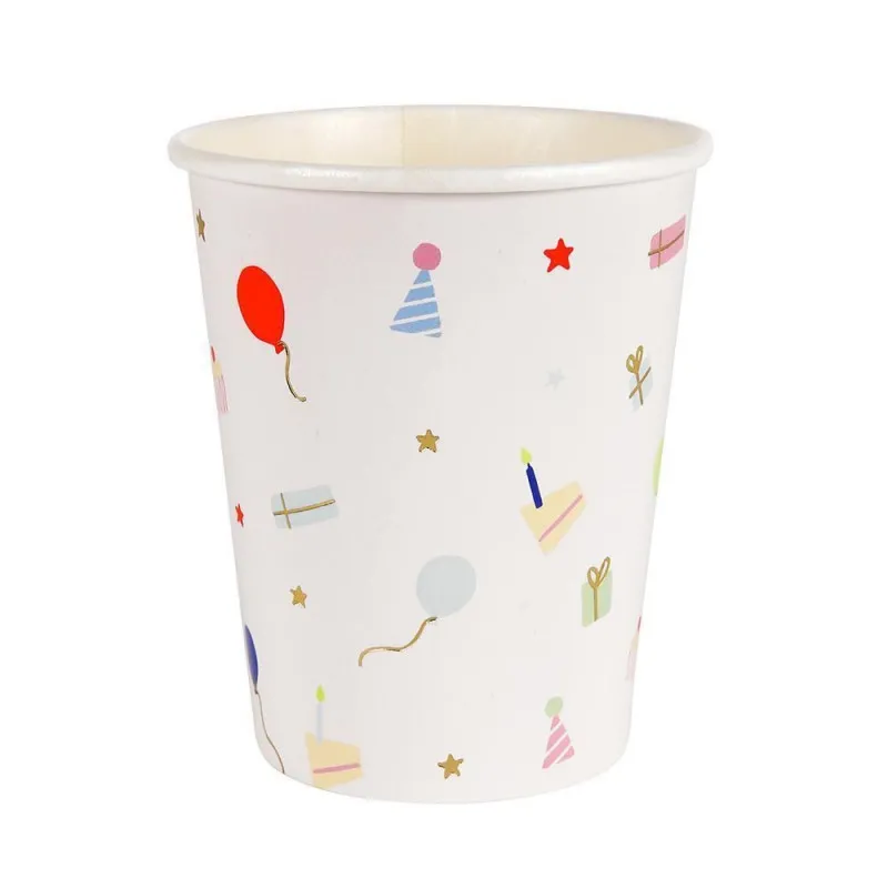 verres en papier party icon