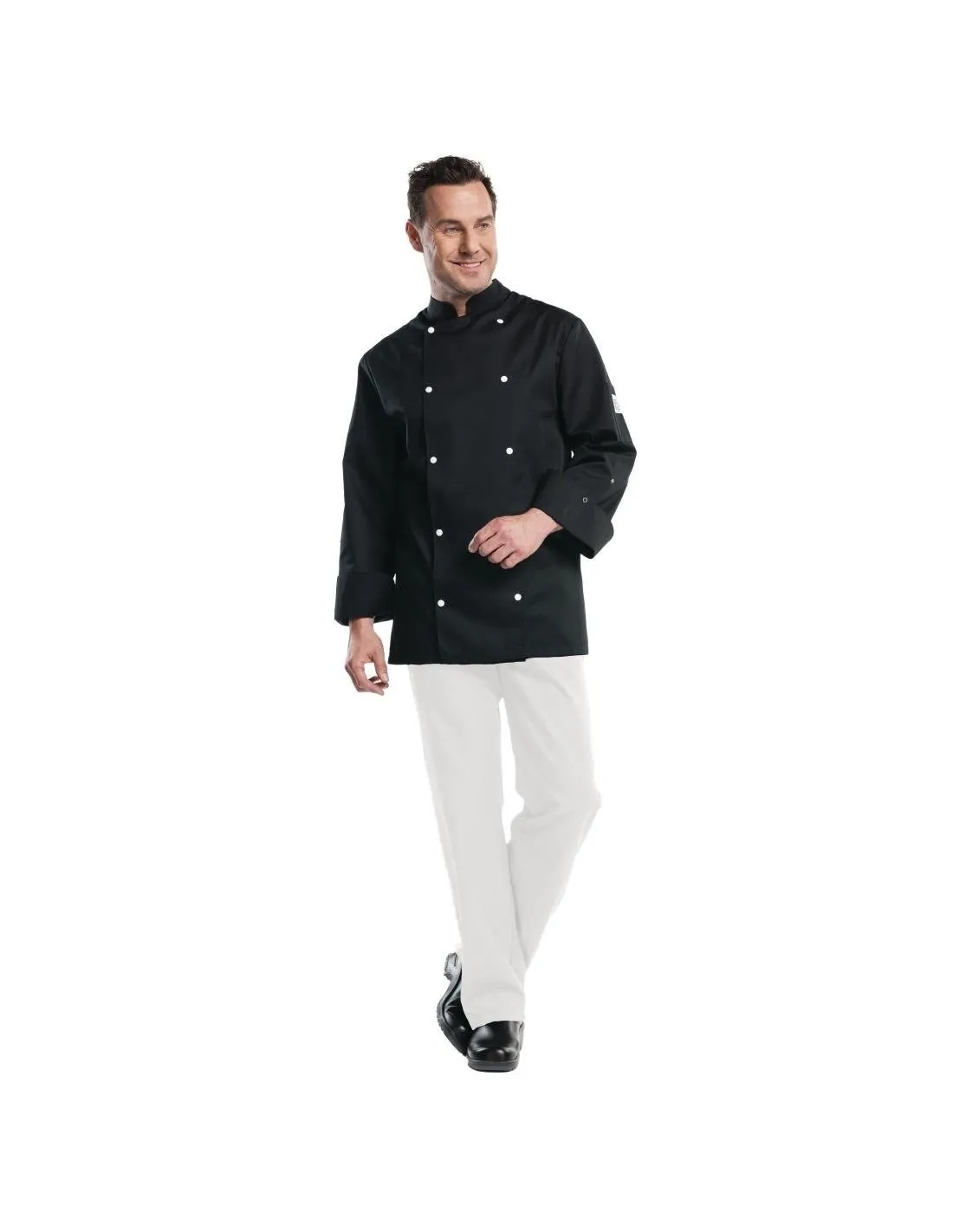 Veste de cuisine mixte Chaud Devant Firenze noire 4XL
