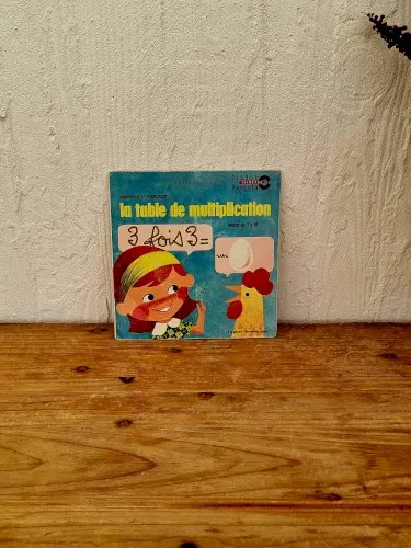 Vinyle Apprendre en samusant la table de multiplication