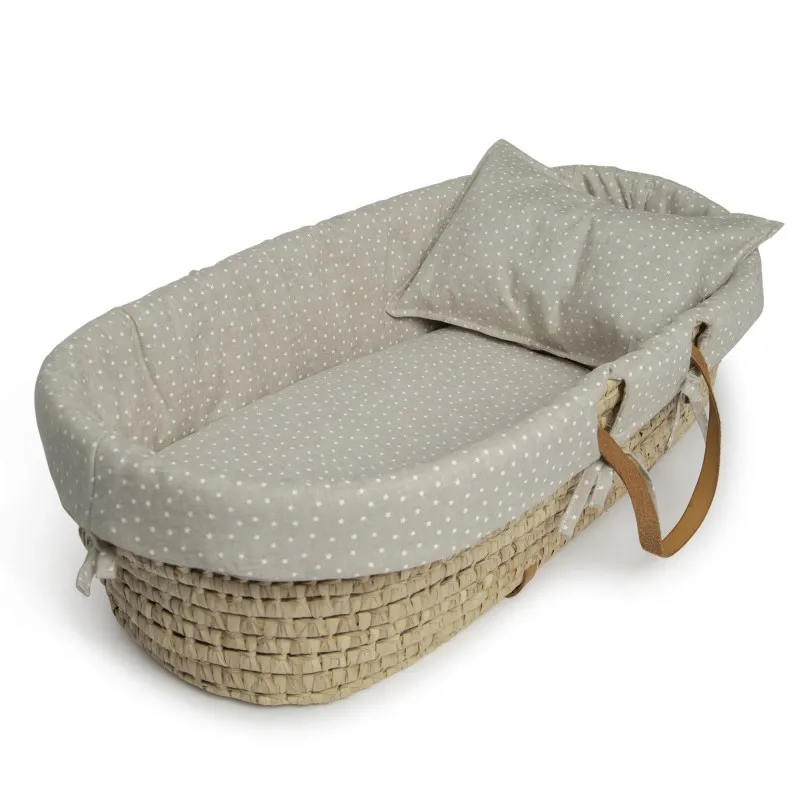 white ministar moses basket
