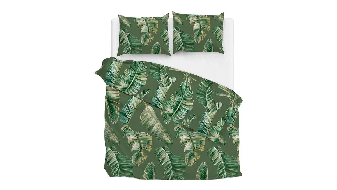 Zohome Alanzo housse de couette vert