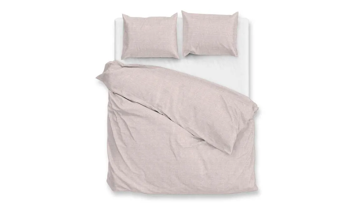 Zohome Flanello di Lino housse de couette en flanelle nude