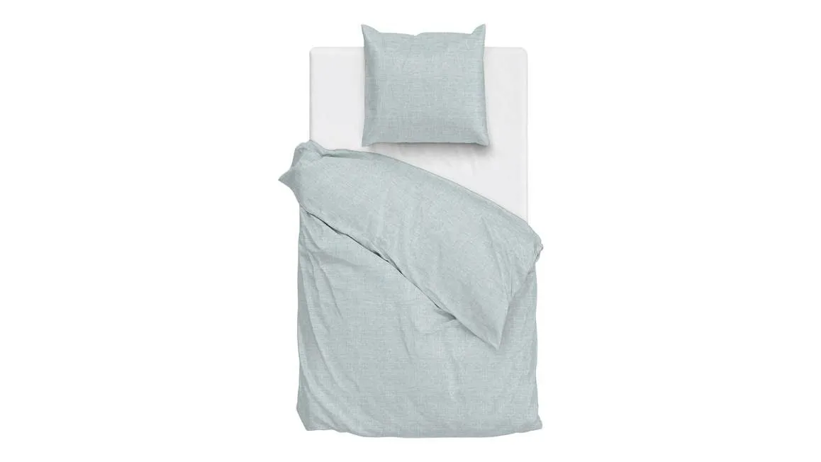 Zohome Lino housse de couette vert menthe