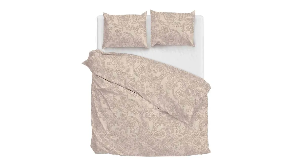 Zohome Paisley di Lino housse de couette beige