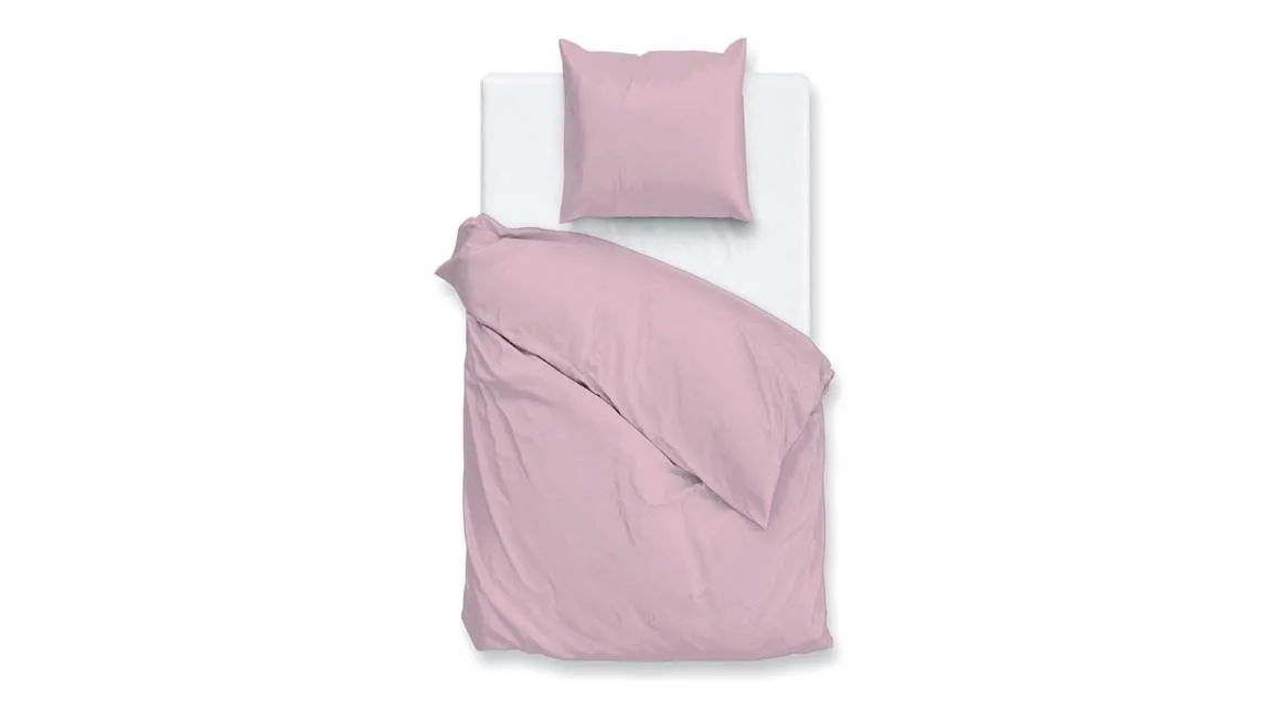 Zohome Percalle housse de couette rose lilas