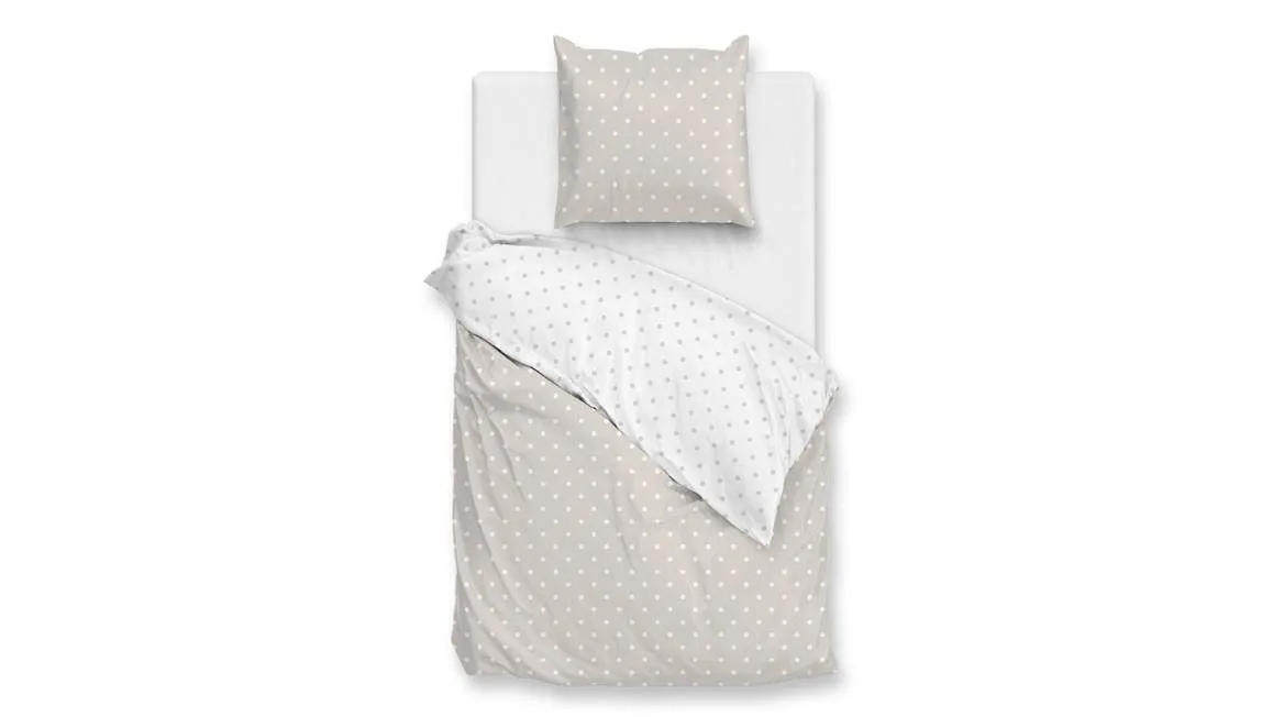 Zohome Punta di Cotone housse de couette sable