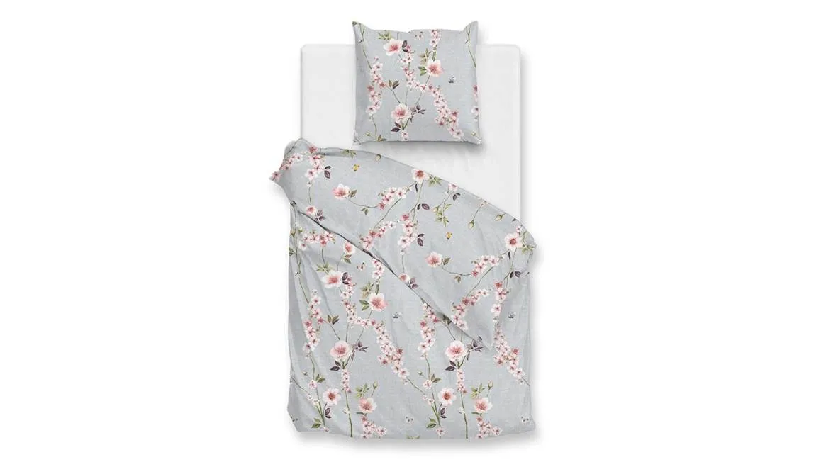 Zohome Rafa housse de couette bleu