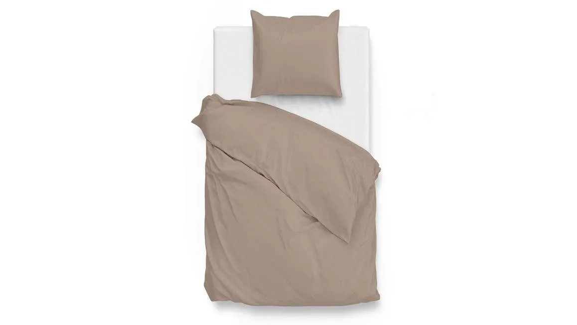 Zohome Satinado housse de couette praline