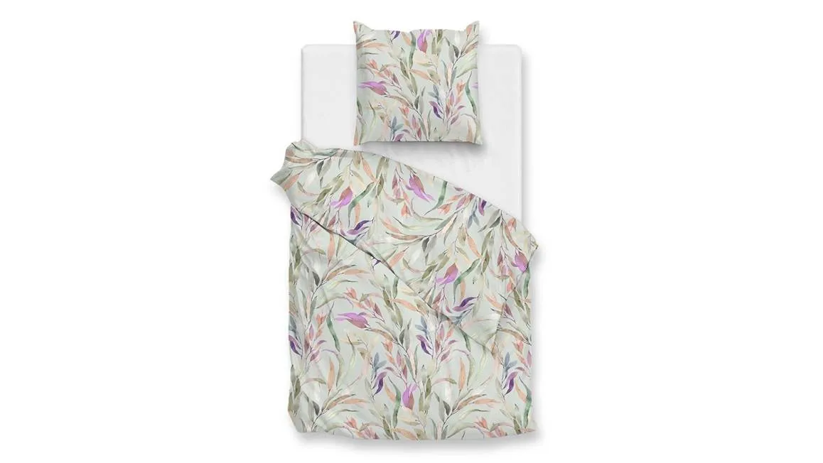 Zohome Tia housse de couette vert