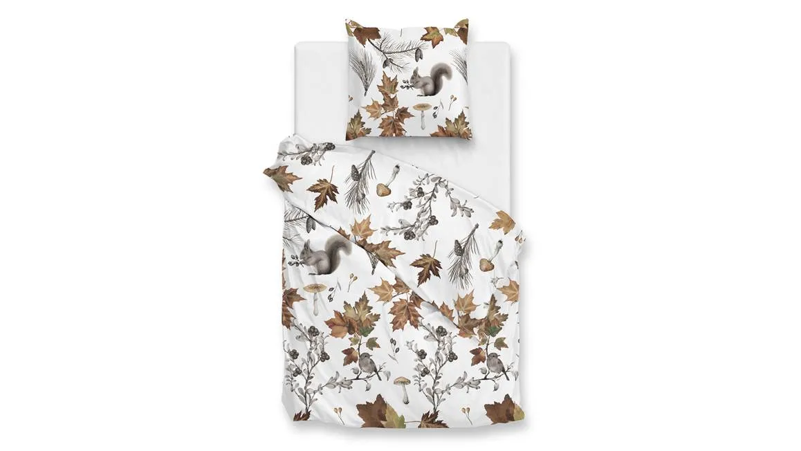 Zohome Wonder housse de couette en flanelle blanc